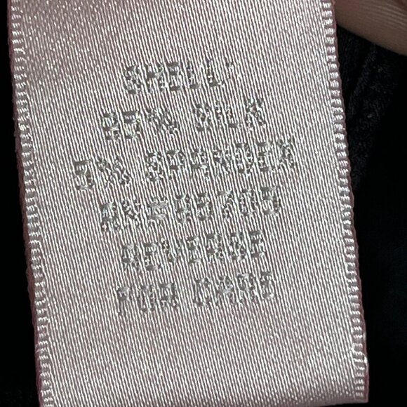 Rebecca Taylor Silk Blend V-Neck Empire‎ Waist Flutter Sleeve Blouse Black 10 - Picture 9 of 9